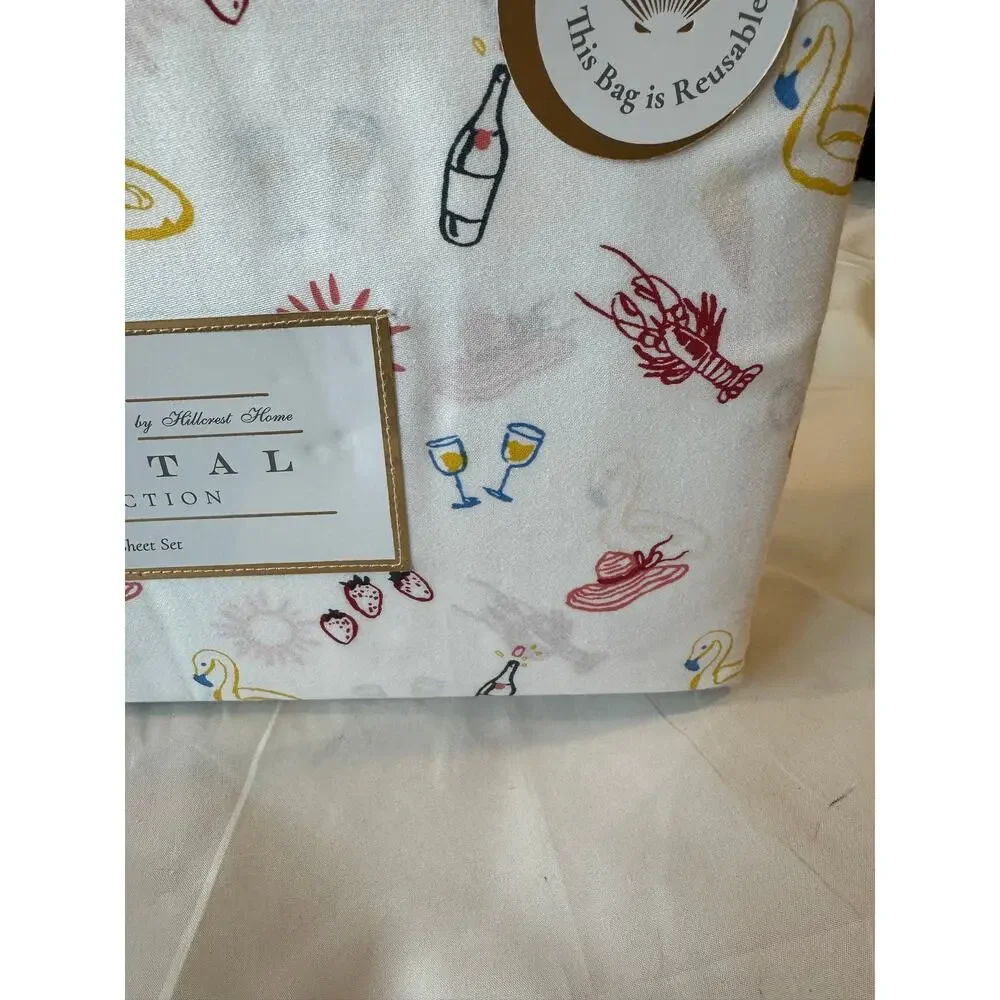 Coastal collection by Hillcrest home, full-size, full set of sheets